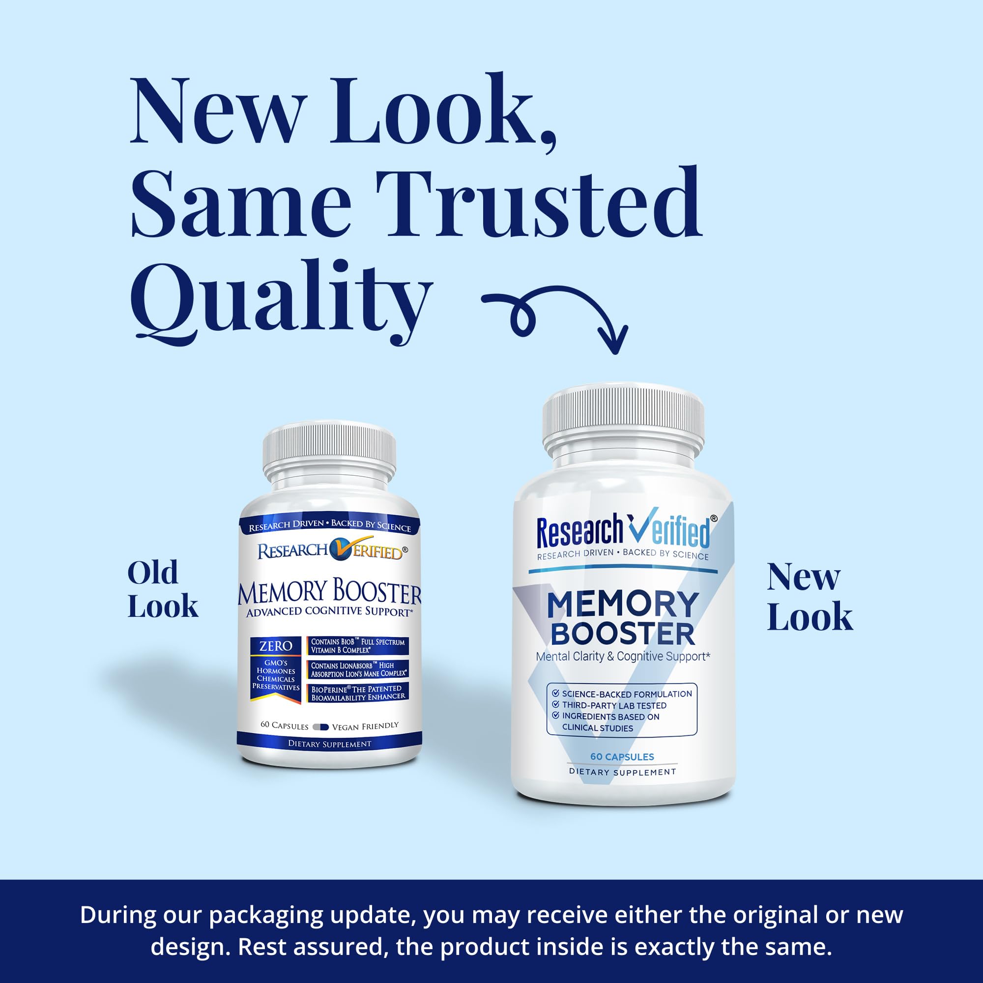 Research Verified Memory support Ginkgo Biloba side view