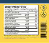 Researched Nutritionals Core Minerals Multi Mineral Complex on a wooden table