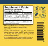 Researched Nutritionals CoreBiotic Sensitive Probiotic displayed with a measuring spoon