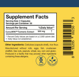 Researched Nutritionals CurcuWIN Turmeric Capsules side view