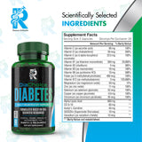 ResearchMedix DiaChoice bottle with label showing ingredients