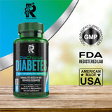 ResearchMedix DiaChoice supplement bottle on a wooden table