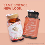 Reserveage Nutrition Collagen Capsules on a wooden table