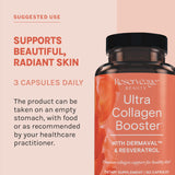 Reserveage Nutrition Collagen Capsules with ingredients list