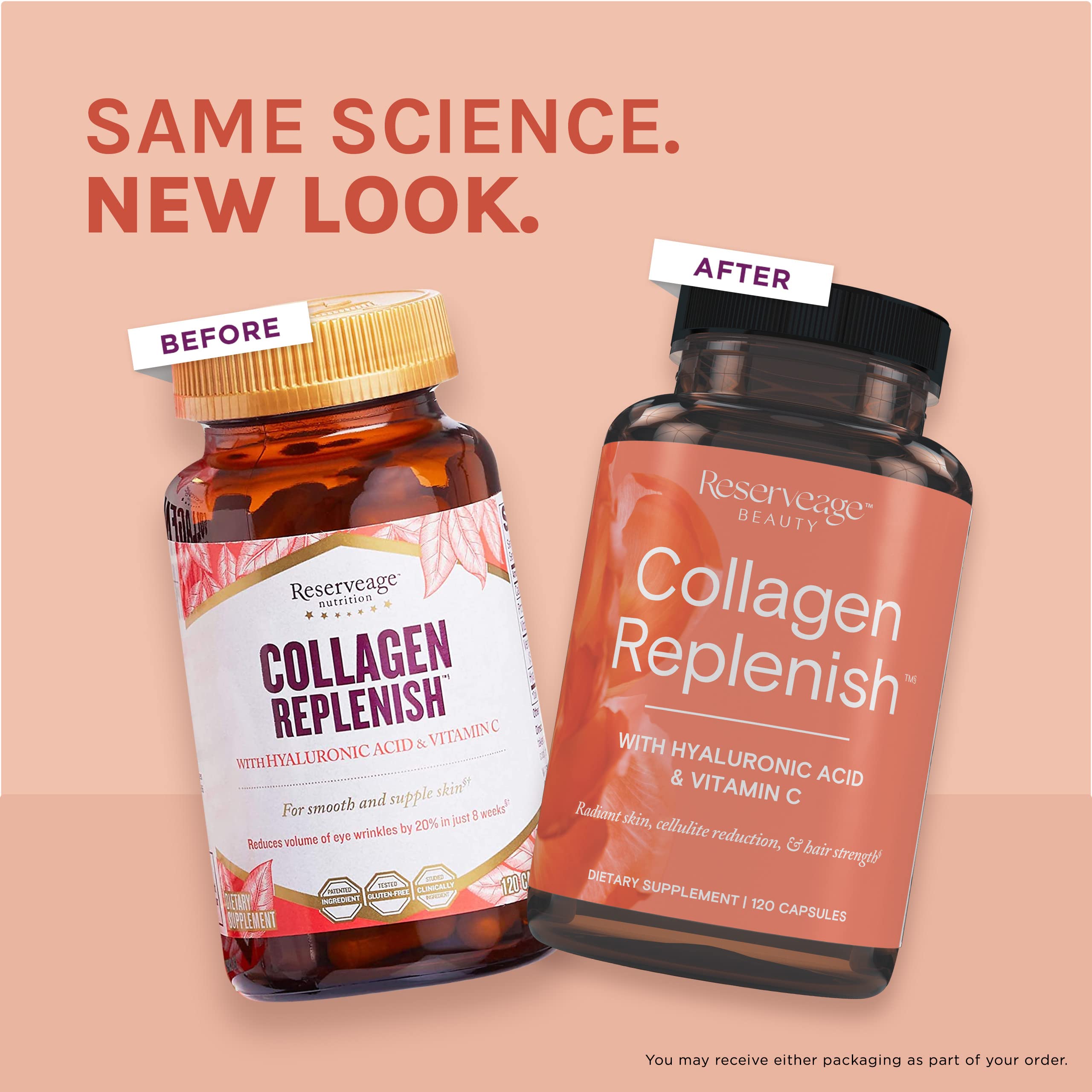 Reserveage Nutrition Collagen Replenish Capsules lifestyle scene