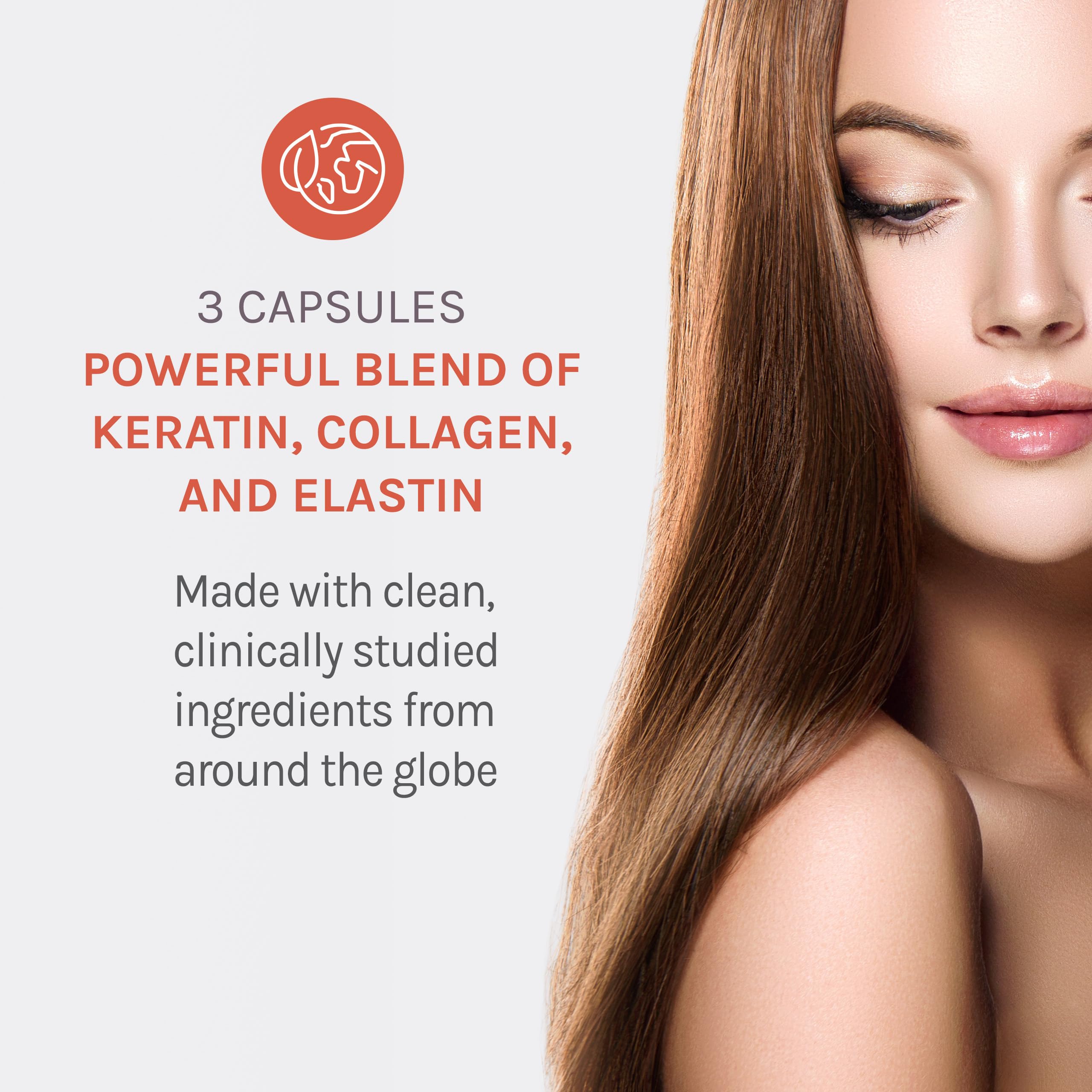 Reserveage Nutrition Collagen Supplement with Keratin ingredients list