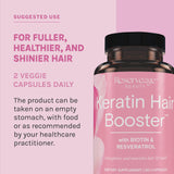 Reserveage Nutrition Keratin Hair support side view of packaging