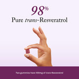Reserveage Nutrition Resveratrol Gummy Supplement packaging side view