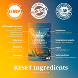 Reset Jet Lag use Patch on a travel bag