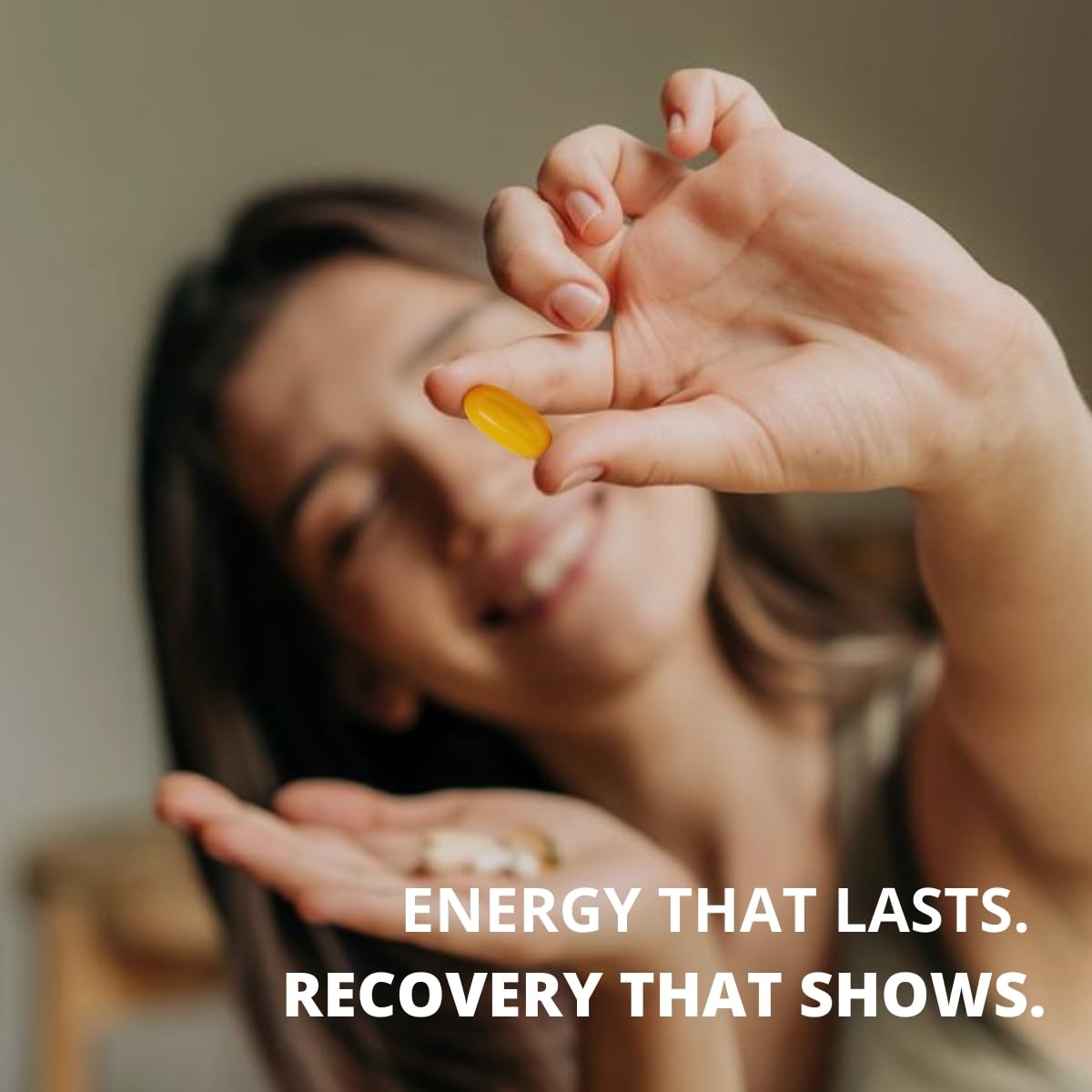 Reset Wellness Omega-3 supplement bottle with a measuring spoon