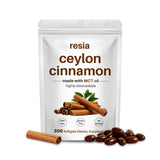 RESIA Ceylon Cinnamon Softgels 60 count front view