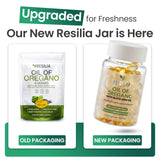 Resilia Oil Of Oregano Softgels 6000mg bottle with label