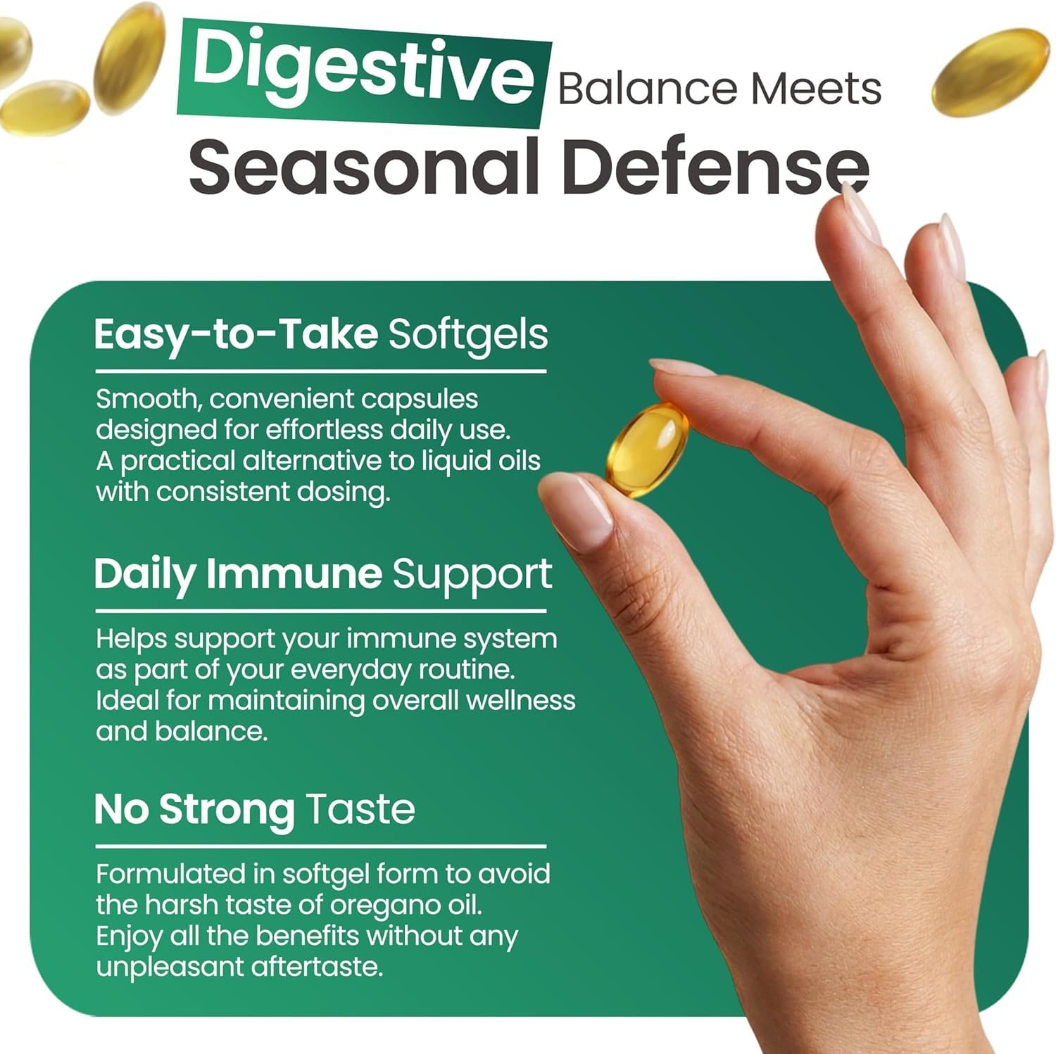 Resilia Oil Of Oregano Softgels 6000mg lifestyle scene