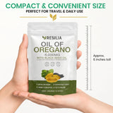 Resilia Oil Of Oregano softgels in packaging