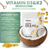 Resilia Oil Of Oregano Vitamin D3 K2 Softgels packaging