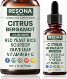 Resona Official Red Yeast Rice Cleanse liquid supplement bottle front view