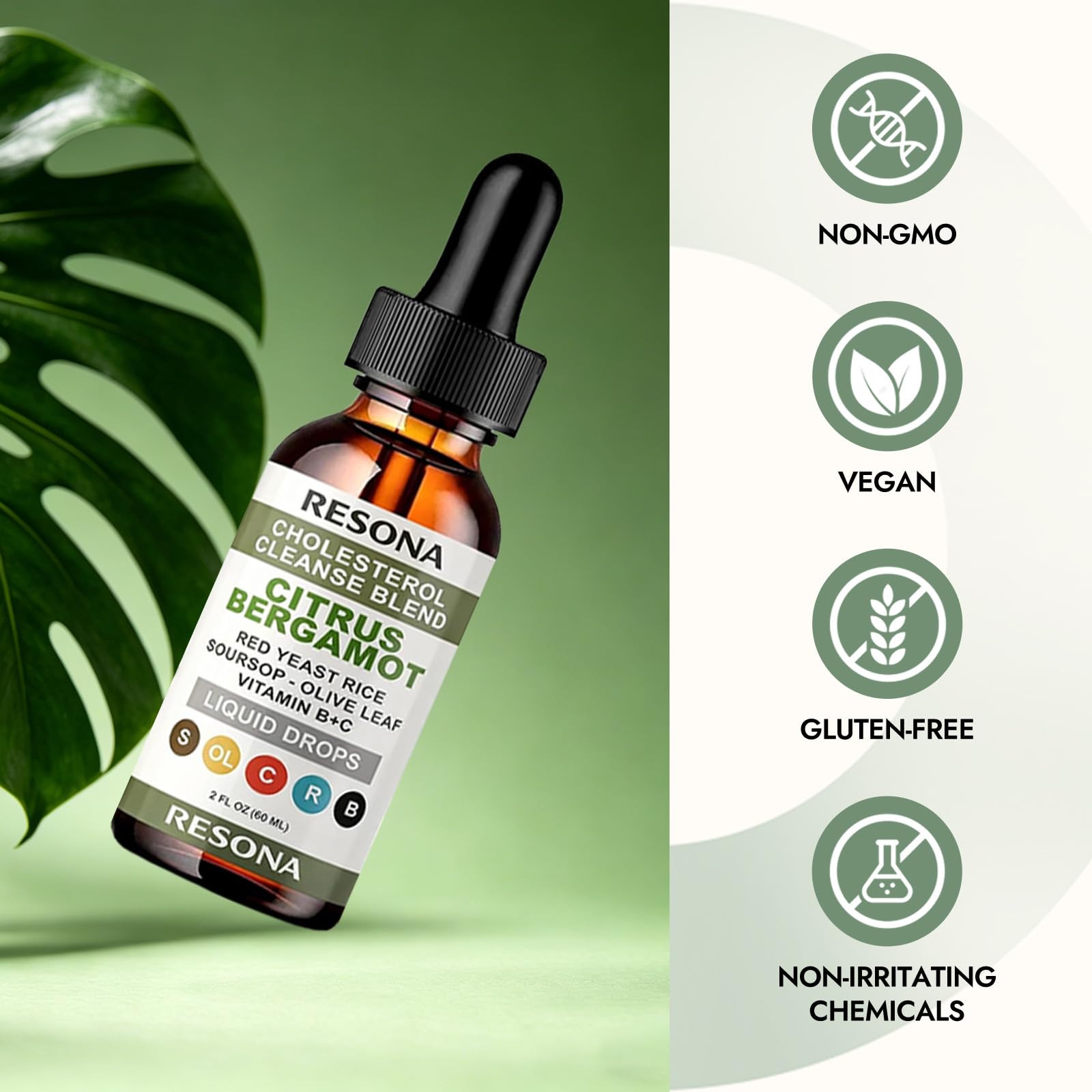 RESONA Red Yeast Rice Drops with citrus fruits