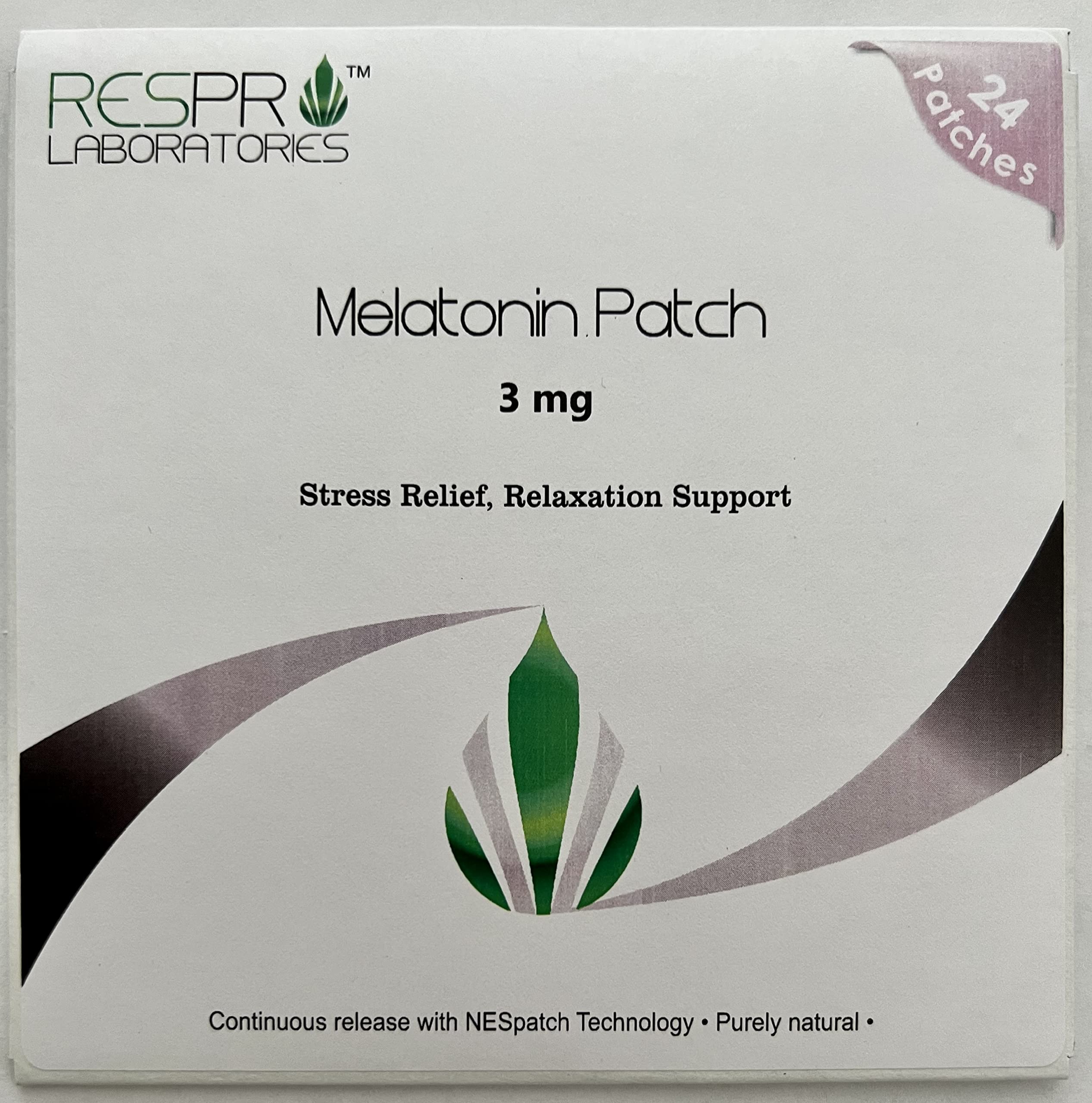 Respro Laboratories Natural Melatonin Patch 3mg front view