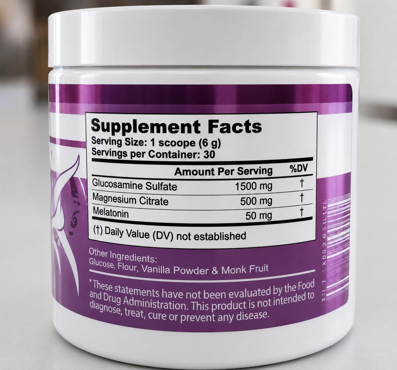 RESTFREE Nighttime Powder Supplement powder texture