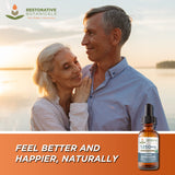 Restorative Botanicals Organic Hemp Oil Supplement 2 oz packaging