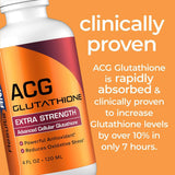 Results RNA ACG Glutathione Extra Strength 59g spray on a table