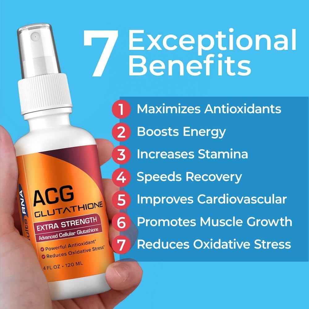 Results RNA ACG Glutathione Extra Strength 59g spray side view