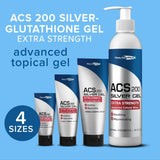 Results RNA ACS 200 Silver-Glutathione Gel 490g with other skincare products