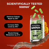 Resurrected Health NMNH Capsules 300mg bottle side view