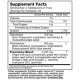 Resvinatrol Complete liquid supplement on a kitchen counter
