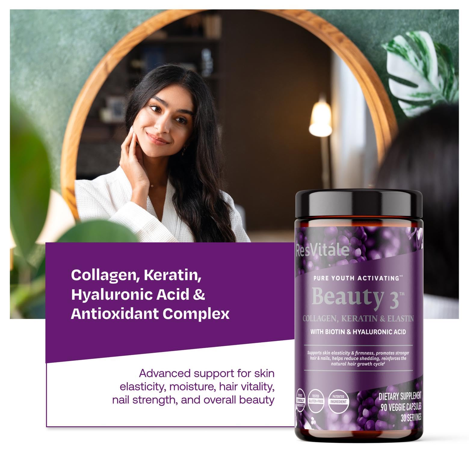 ResVitale Collagen Supplement 1000mg ingredients list
