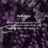 ResVitale Keratin & Biotin Hair Growth Supplement on a wooden table