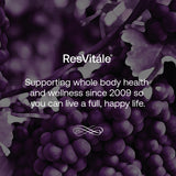 ResVitale Resveratrol Supplement 500mg with a measuring spoon