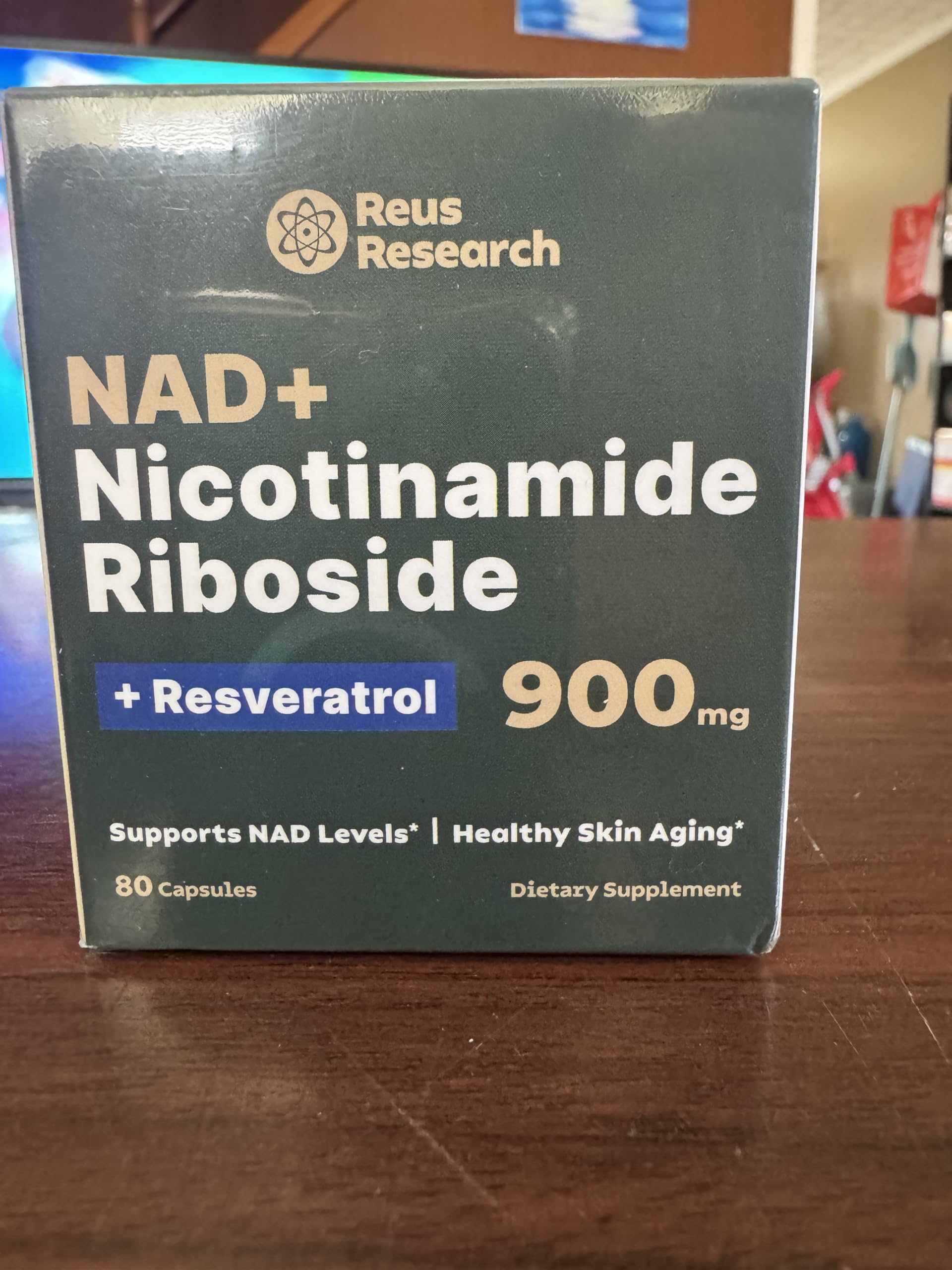 Reus Research Resveratrol Supplement 85g back view