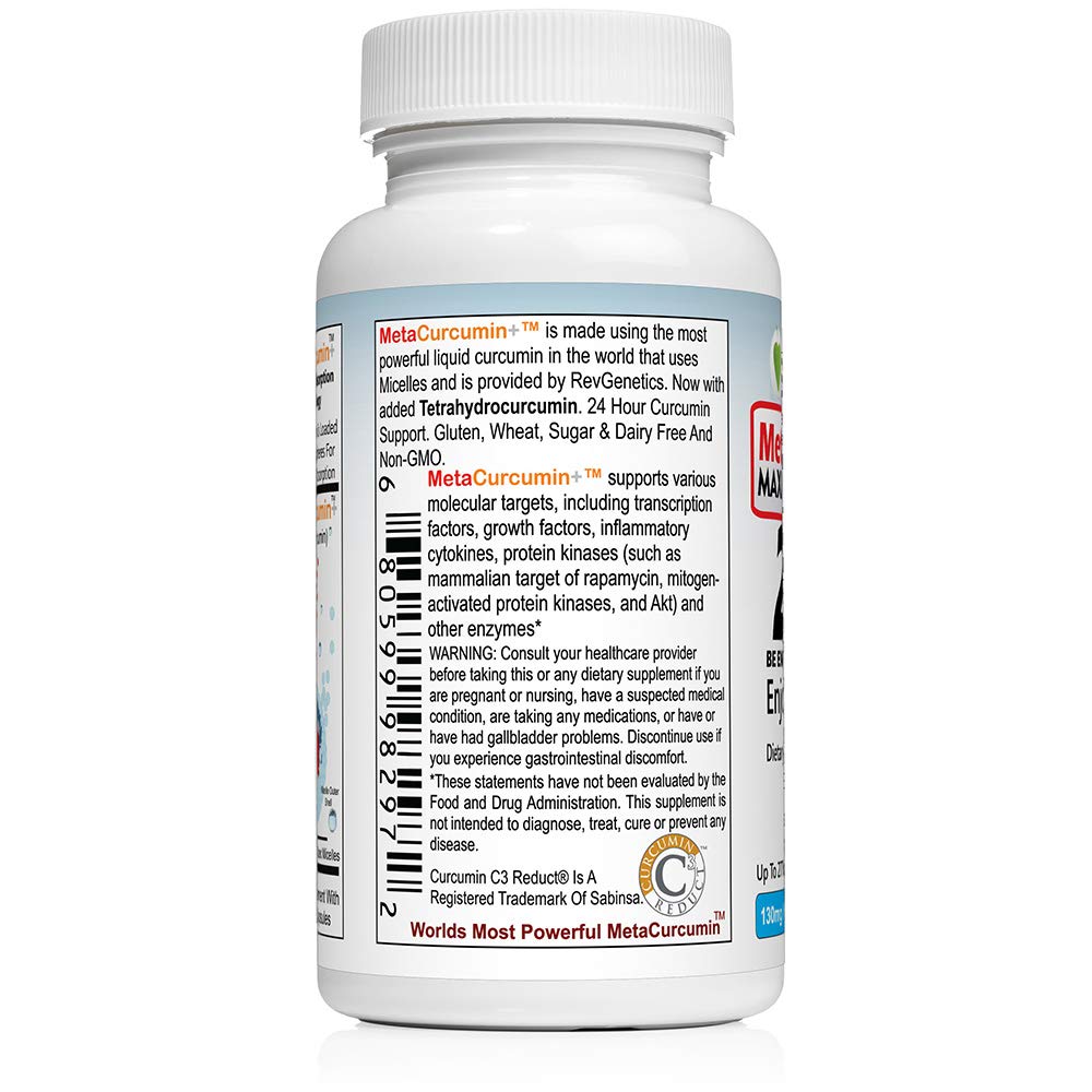 REVGENETICS Turmeric Curcumin Supplement packaging