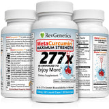 REVGENETICS Turmeric Curcumin Supplement side view