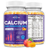 ReviNutra Calcium Gummies front view with packaging