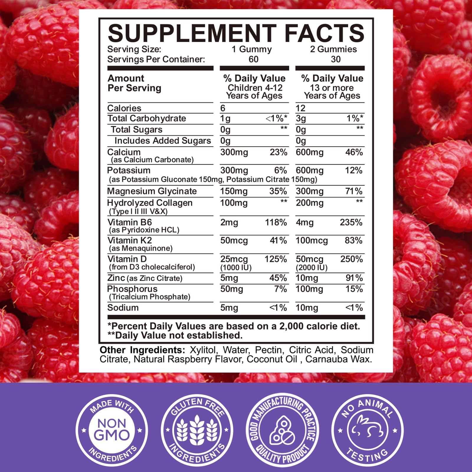 ReviNutra Calcium Magnesium Zinc Gummies packaging