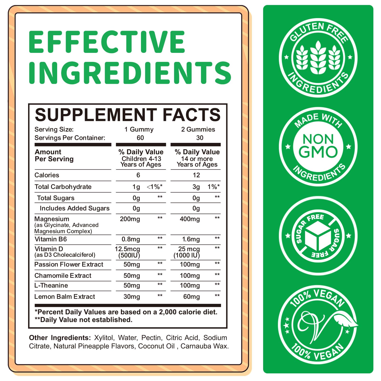 ReviNutra Calm Magnesium Gummies 425g packaging