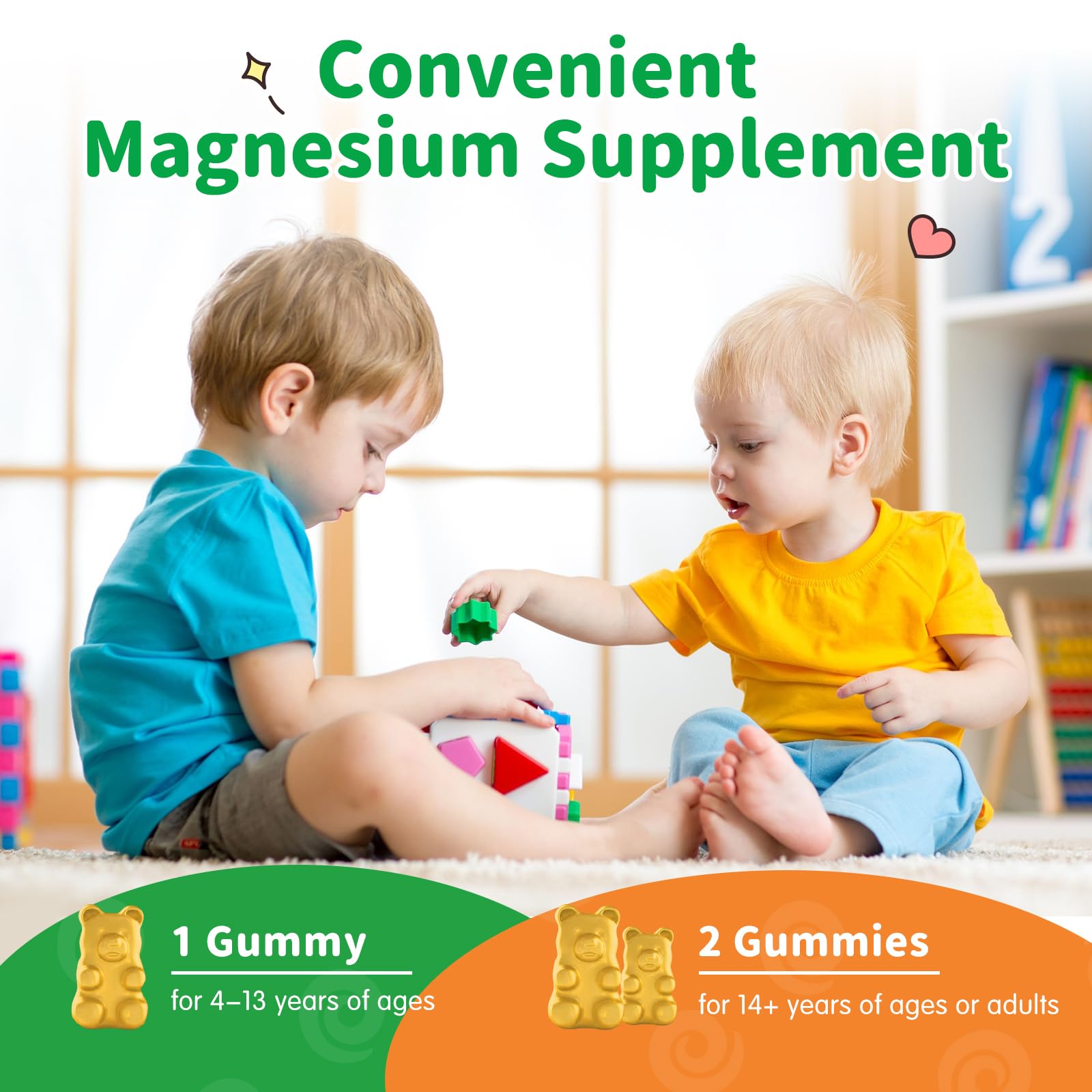 ReviNutra Calm Magnesium Gummies 425g with a child
