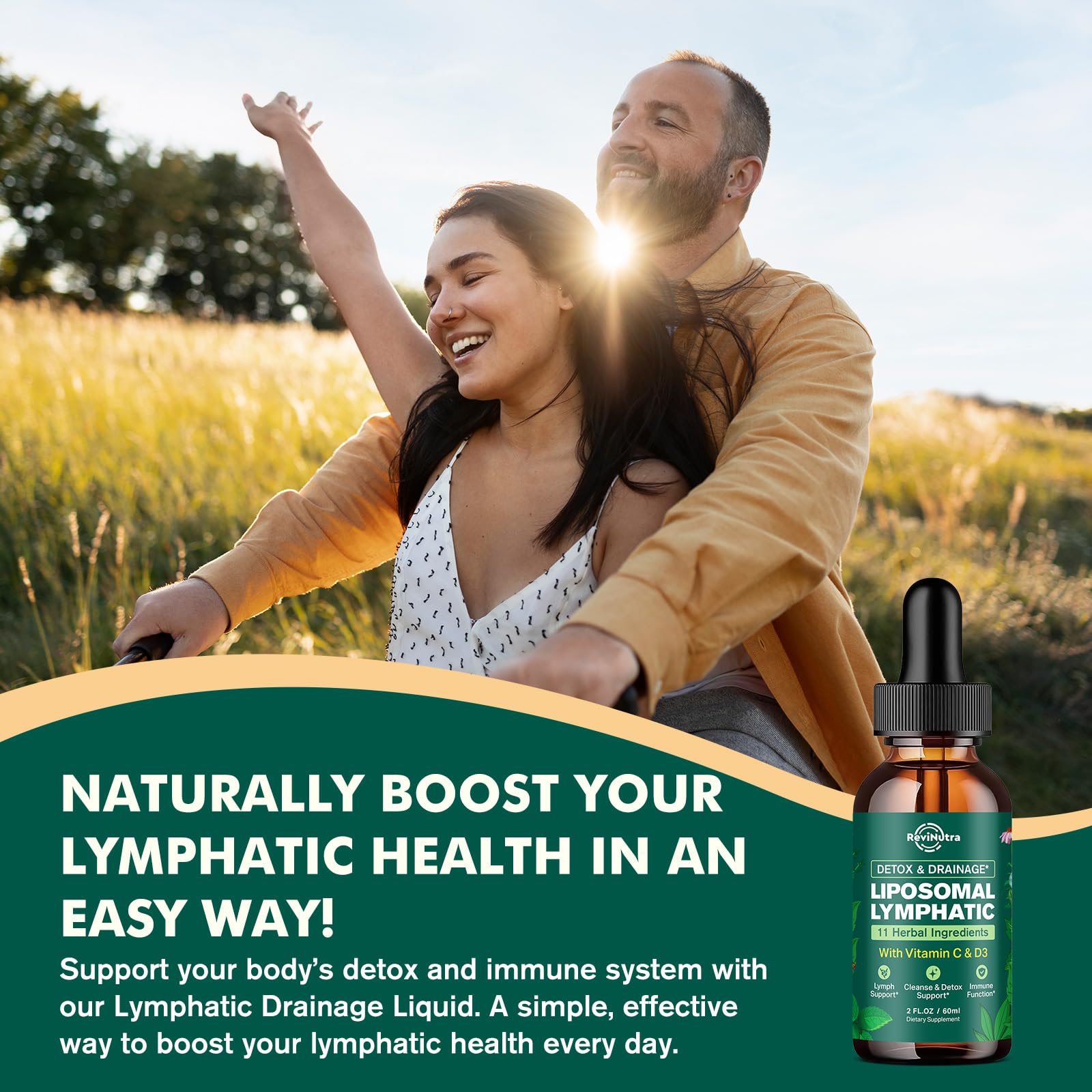 ReviNutra Echinacea Lymphatic Support Drops ingredients list