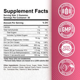 ReviNutra Iron Gummies cherry flavour gummies close-up