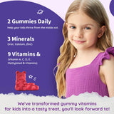 ReviNutra Iron Gummies for Kids side view showing gummies