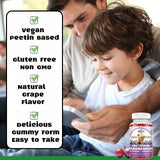 ReviNutra Kids Focus Gummies 200g displayed with a handful of gummies
