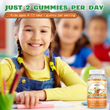 ReviNutra Kids Focus Gummies 200g packaging showing nutritional information
