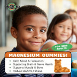 ReviNutra Kids Focus Gummies 200g showing the ingredients list on packaging