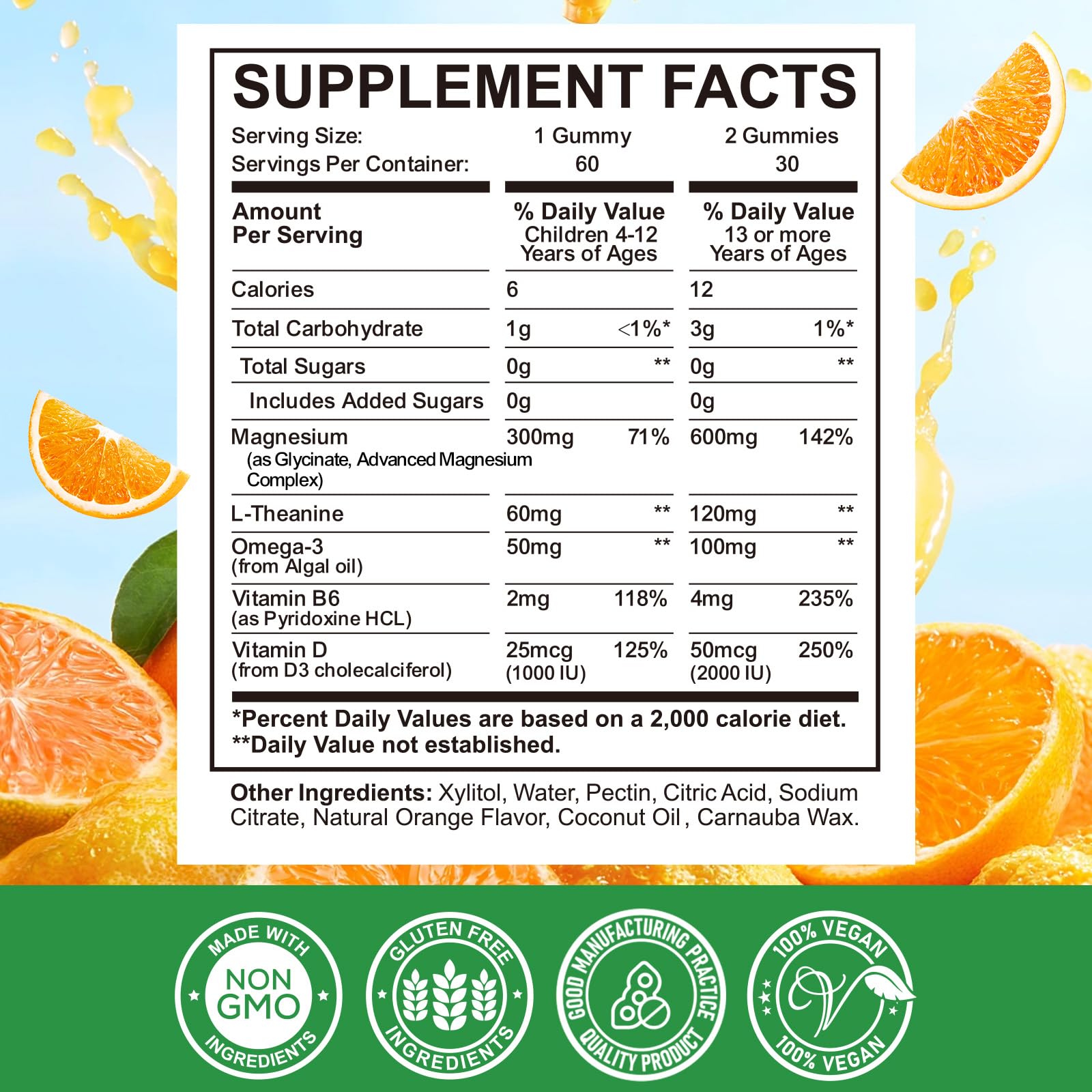 ReviNutra Kids Focus Gummies 200g with a child holding a gummy