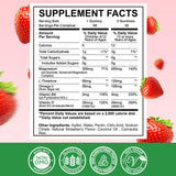 ReviNutra Kids Focus Gummies 222g packaging showing nutritional information