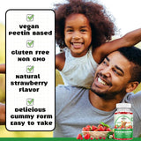 ReviNutra Kids Focus Gummies in a child's hand