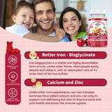 ReviNutra Kids Iron Gummies with multivitamins label
