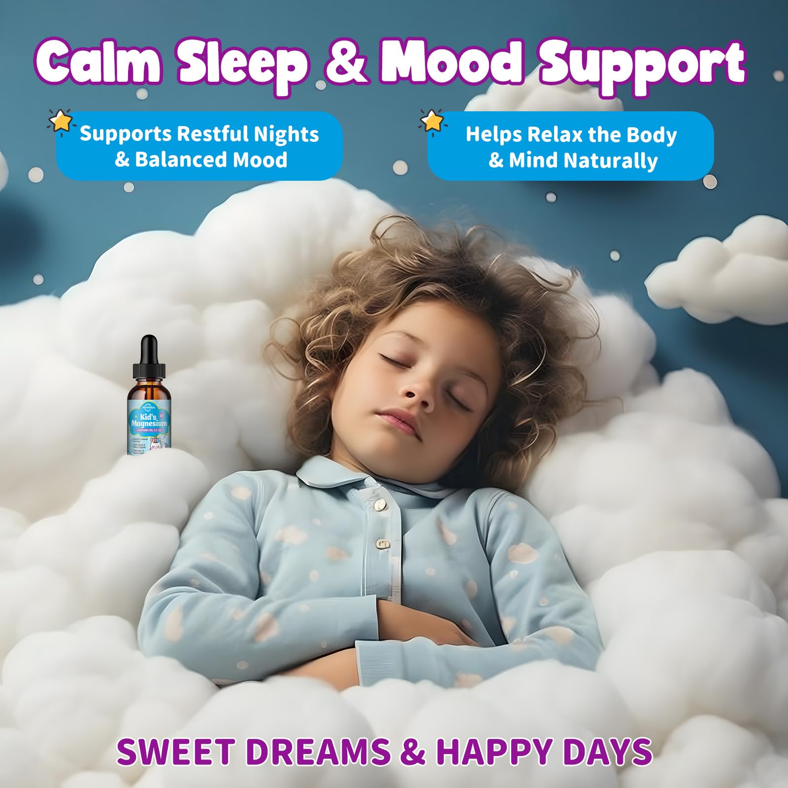 ReviNutra Kids Magnesium Glycinate Liquid 150g bottle with cap
